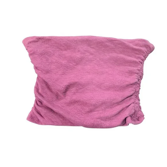 Free People Tube Top XL Strapless Ruched Pink - Picture 2 of 11